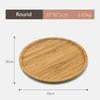 Japanese Style Bamboo Tea Tray Rectangular and Round Serving Trays Kitchen Platter Food Plate for Snacks Dessert and Breakfast