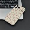 Small Floral Pattern IPhone 17 16 13 15 11 12 14 17 Pro Max Air 7 8 Shockproof Transparent Cover Silicone Soft Funda