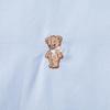 Teenie Weenie Little Bear Cartoon Collared Shirt
