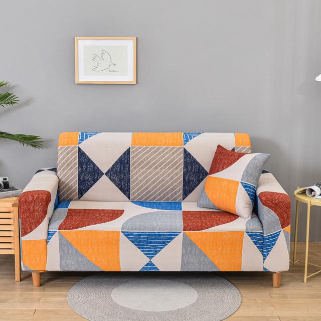 Elastic Printed Sofa Cover Stretch Tight Wrap All -Inclusive Sofa Cover For Living Room Funda Sofa Couch Cover Armchair Cover