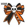 Halloween Jewelry Brooch Pin, Enamel Skull Bow Design Brooch, Style Snap-On Dark Pin Badge for Backpacks Collars Hats Holiday Decoration Durable