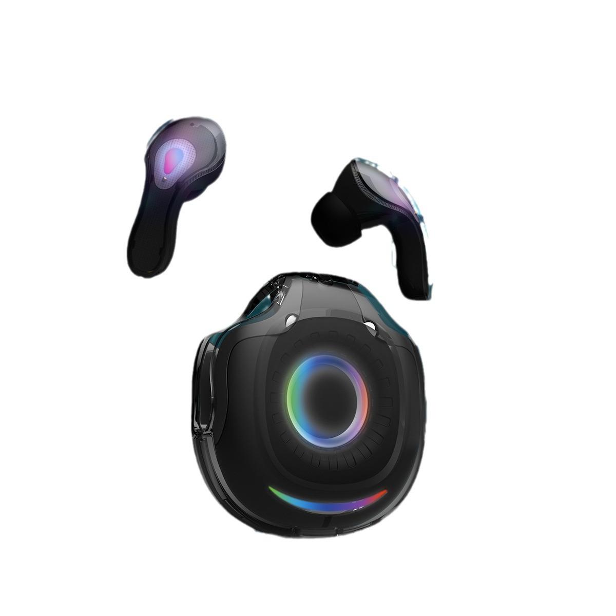 

Новые наушники Donut Black Tech Bluetooth, беспроводные внутриканальные наушники с цифровым дисплеем, бинауральное высокое качество звука чёрный