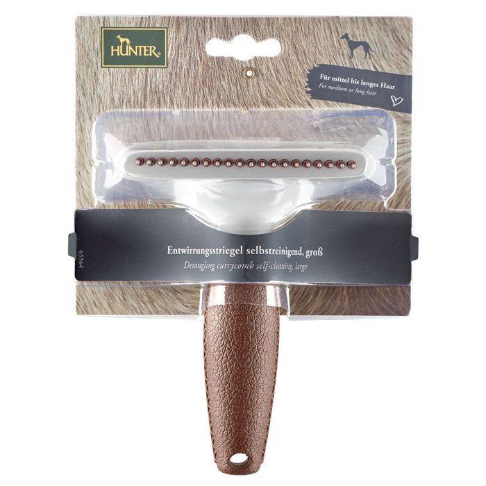 Étrille pour chien démêlante auto-nettoyante Hunter Spa
