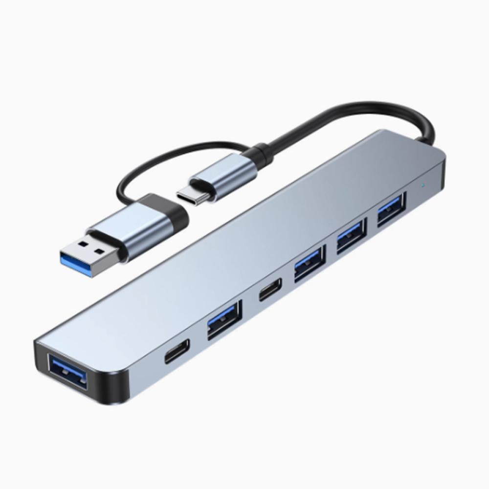 1 bis 7 Typ-C Erweiterungsdock-Hub Typ-C Dockingstation Für Computer/Maus/Mobiltelefone/Tablets