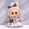 For 17cm Labubu Doll Clothes Fashion Clothes Navy Dress Doll Clothes Color Match Camera Dolls Accessories Cute Little Cloths