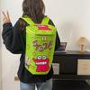 Elementary School Students Cute Fun Schoolbag Small Crocodile Print Backpack Boys and Girls School Large Capacity Backpack