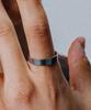 Scalettoblack Scb114 [Surgical Steel] Woody Ring