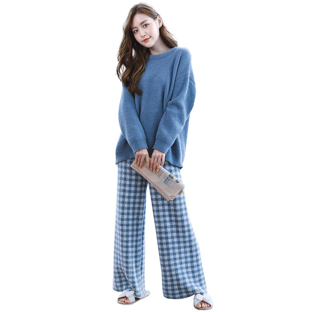 Luanna Jena Pajama Set Women's 2-Piece (Blue, QW5036)