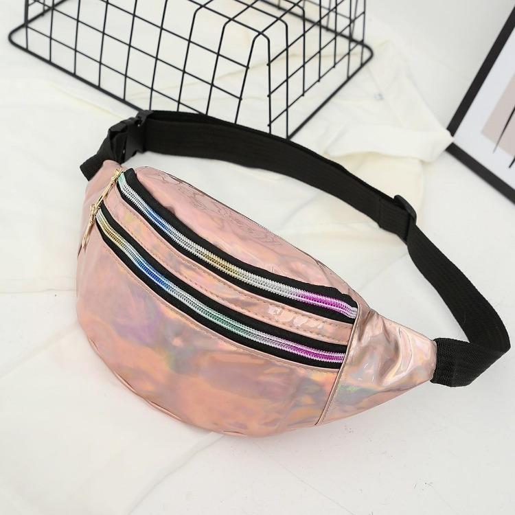 Waist Bag Laser Belt Bag Holographic Fanny Pack Designer Cute Waist Packs Bag Party Travel Fashion Girls Shoulder Glitter