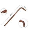 Hex Key Wrench Head Screwdriver Inner Hexagon L Shaped Metal Red