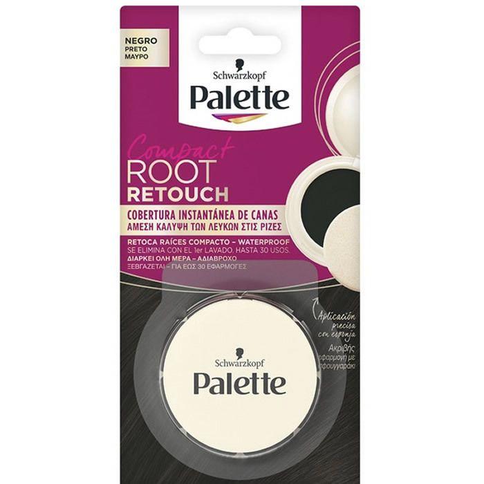 Palette de retouche racines - Schwarzkopf - Noir - Camoufle les cheveux gris - Tous types de cheveux - Mixte