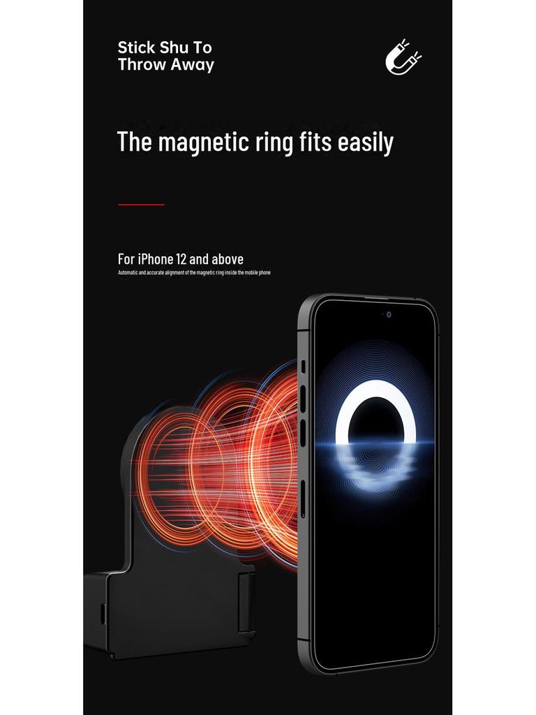 Magnetic 3-in-1 Bluetooth Phone Stabilizer with Wireless Charging