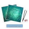 Handmade Colored Gold Foil Paper for DIY Craft and Rock Painting