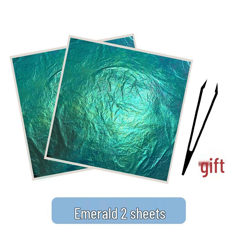 Handmade Colored Gold Foil Paper for DIY Craft and Rock Painting