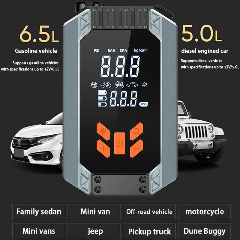 Car Emergency Start Power Supply Inflation Pump Integrated Machine Electric Vehicle Load Strong Start Power Bank