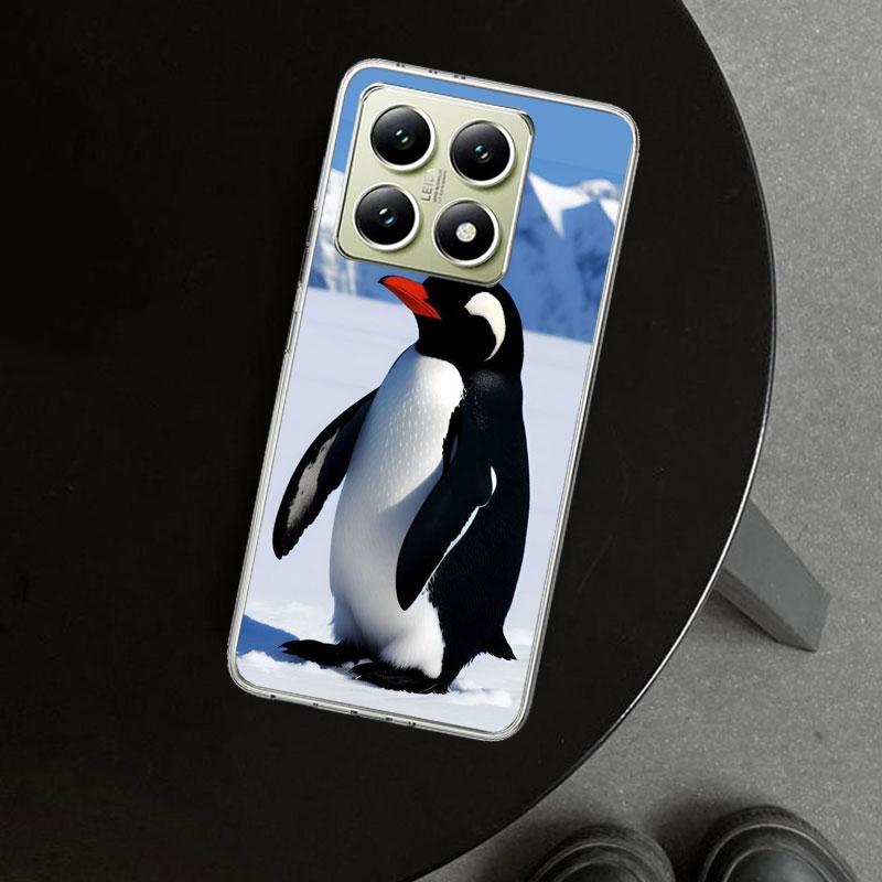 Penguins Love At The North Pole Phone Case Cover for Xiaomi Redmi Note 15 14 13 12 11 Pro Plus 14S 12S 11S 11T 11E 10S 10 Custom