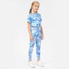 Girls' Printed High-Elastic Athletic Set