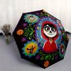 1pc Coco Miguel Design Cartoon Umbrella, Portable 3-Fold Compact Umbrella, Suitable for Camping, Hiking and Travel, Ideal Easter Birthday Gi