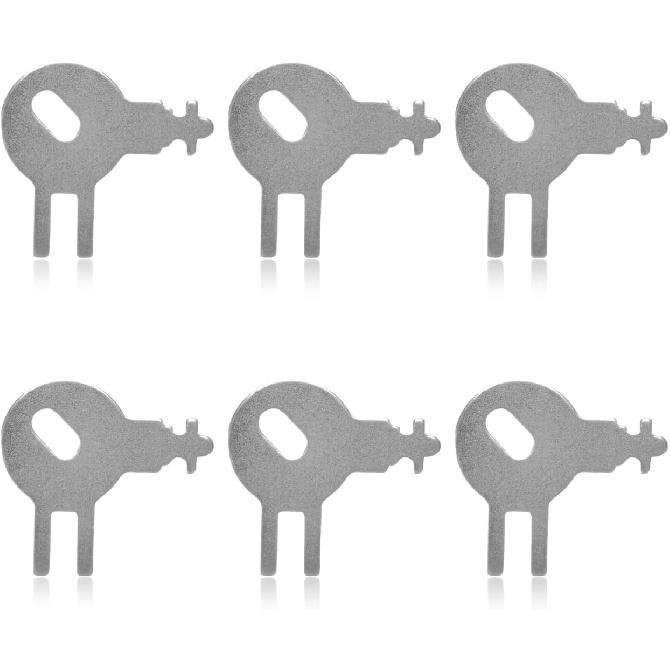 (6PCS) KeyPower Dispenser Key Compatible with Tork Dispensers and Von Drehle Palmer Fixtures, Compatible Models 70WM1, 83TR, 87T, and More Paper