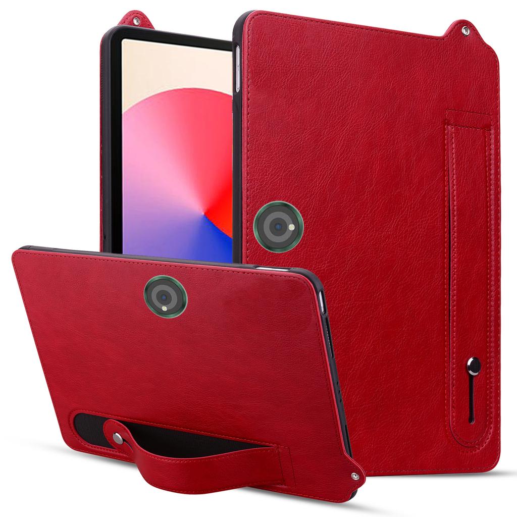 For OnePlus Pad/Oppo Pad 2 Tablet Case Hand Strap Kickstand Leather Cover