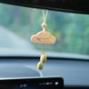 Cloud-Shaped Car Hanging Ornament for Rearview Mirror, Aromatherapy Fragrance Pendant, Healing Diffuser Stone, Simple Car Decoration Accessory