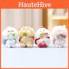Plush Pop Budding Keychain Animal Bear Duck Pig Doll Pendant Gift Decoration