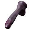 Super Size Purpureus Tyrannosaurus Künstlicher Phallus Weiblicher Dildo Flüssigsilikon Penis Weiblicher Masturbator Sexspielzeug