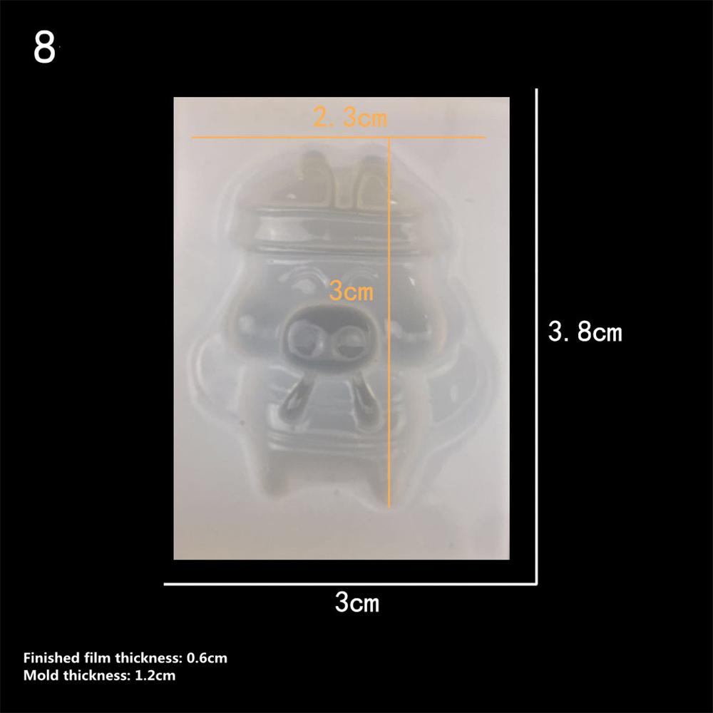3D Cookie Cake Tray Silicone Mold Resin Drop Silicone Mold for DIY Party Dessert Muffin Biscuit Embossing Mould Box Christmas