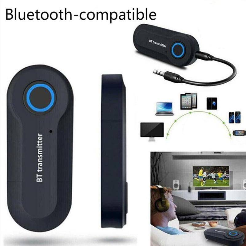 Bluetooth-Sender 3,5-mm-Klinke Audio-Adapter Kabelloser Adapter Sender Bluetooth für Kopfhörer TV Stereo 4.0 Audiokabel