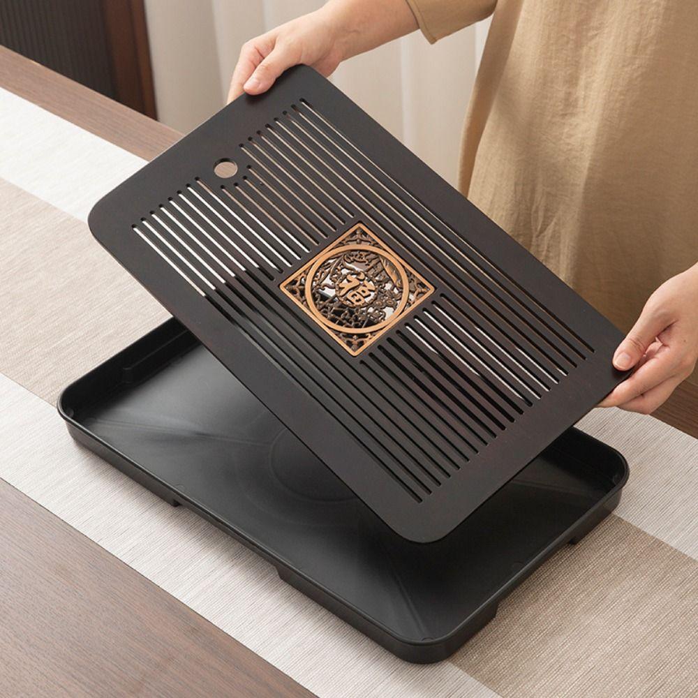 Water Storage Filter Tea Serving Tray Dual Purpose Gongfu Tea Set Table Kungfu Tea Table