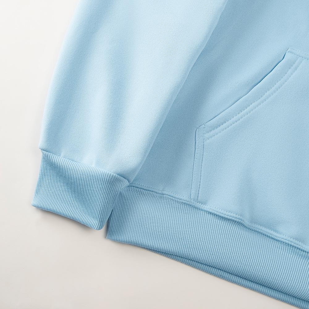 Maglione con Logo Personalizzato: Felpa con cappuccio unisex a maniche lunghe per Autunno/Inverno, perfetta per uniformi scolastiche e abbigliamento da lavoro fai-da-te.