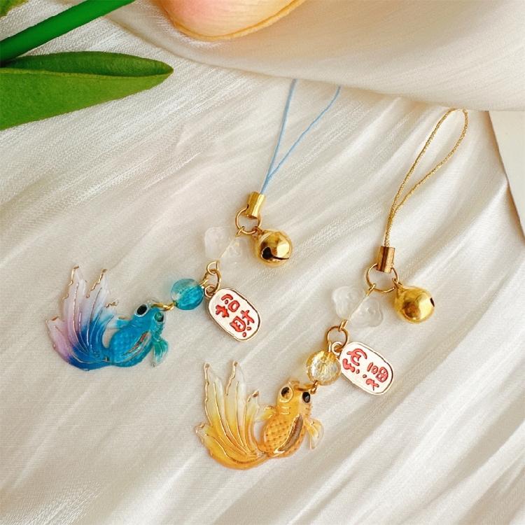 Practical Fish Star Alloy Phone Charm Pendant Vibranting Color Portable Keychain for Collectors and Trendy Women