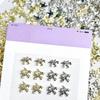 5Pcs 3D Alloy Pony Pearl Diamond Nail Accessories Charms Horse Diy Manicure Nail Art Jewelry Manicure Decoration Accessories