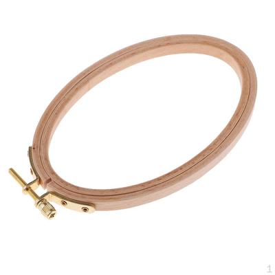 Ovale Formen Holz-Stickrahmen für Wandteppich – Stich 16 x 10 cm
