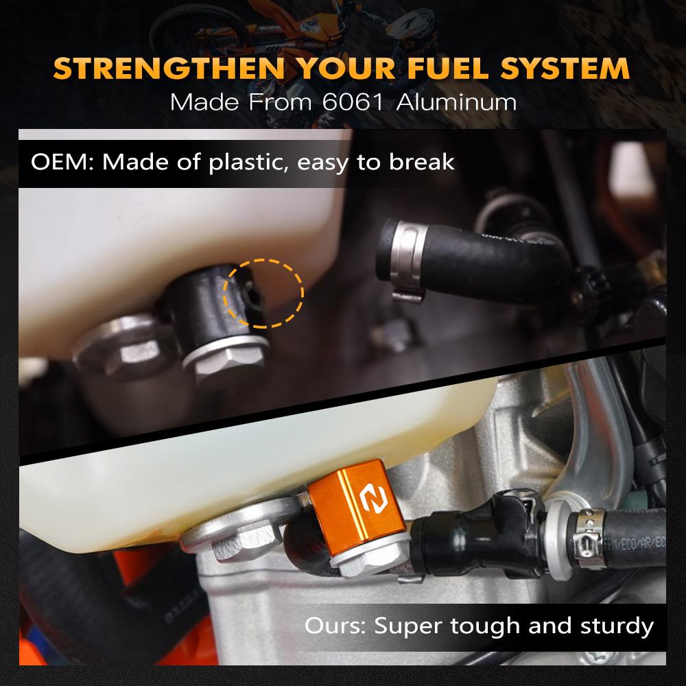 NICECNC For KTM EXCF 350 EXC-F 500 XCFW 350 500 2020-2023 SXF 250 SXF 450 2022-2022 Fuel Filter & Line Tank Connector & Rail