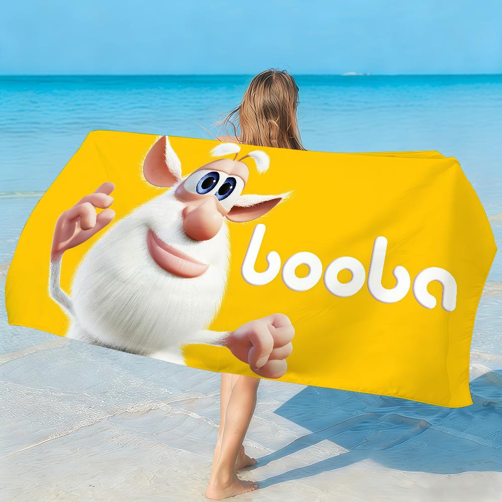 Funny Cartoon B-Booba Towel For Beaches Yoga Studios Gyms Hot Springs Swimming Pools And Picnics