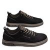 Men's Thick Sole Sneakers Designer Sports Shoes Fashion Casual Fiber Leather Breathable Height Increase Flat Thick Sole Shoes