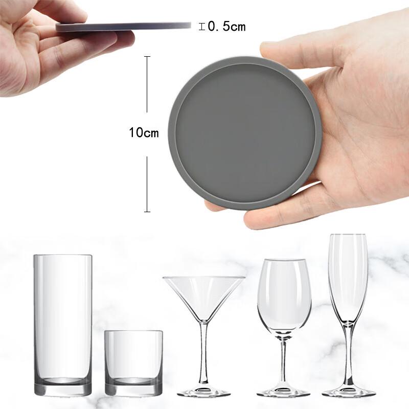 Gong He Jing Pin 10cm Runde Silikon Hitzebeständige Untersetzer