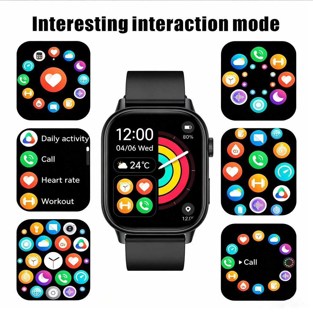 LUCKY START 2026 For Android IOS GPS Smart Watch Women 2.01" HD Screen Heart Rate Bluetooth Call Compass IP68 Waterproof Men Smartwatch