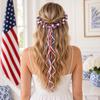 Yousheng Glitter Star Headband, 4th of July Patriotic Party Celebration Tassel Headband, Women Masquerade Prom Festival Cocktail Hair