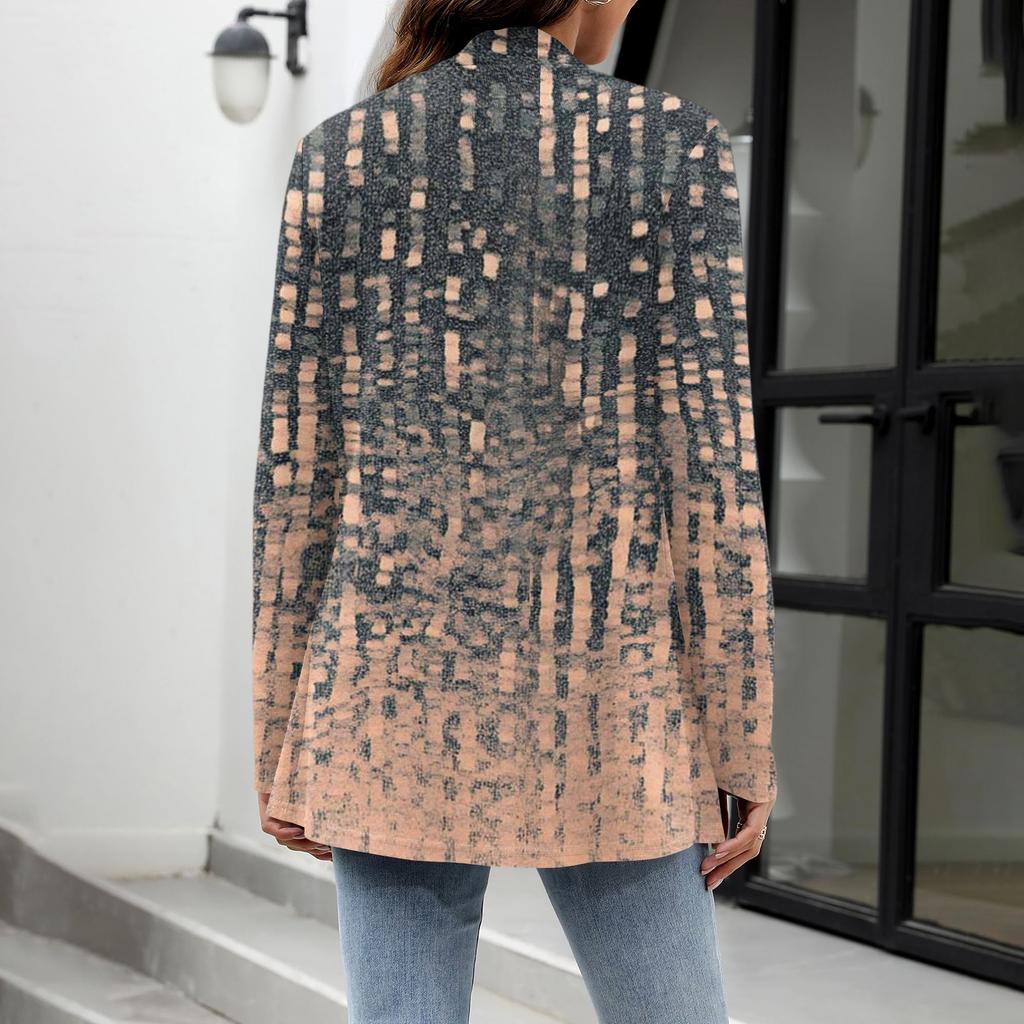 Damen Leichte Strickjacken Offen Vorne Langarm Lässig Locker Dünne Strickjacken Mit Taschen