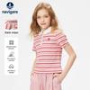 Girls' Seine Melody Striped Polo T-Shirt