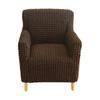 Simple Style Bubble Yarn Elastic Chair Cover, Single Sofa Cover, Full Package Sofa Cover, Coffee Shop High-back Sofa Chair Cover