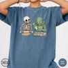 Comfort Colors® Skeleton Baking Cookies Shirt, Swamp Monster Tee, Halloween Bakery T-Shirt, Baker Gift, Retro Horror Tshirt, Vintage Tee