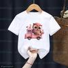 2024 Summer Fashion Boys T-Shirt Funny Cartoon Gecko'S Garage Print Children'S Clothing For Kids Tshirts Girls New Clothing Tops