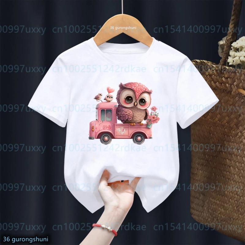 2024 Summer Fashion Boys T-Shirt Funny Cartoon Gecko'S Garage Print Children'S Clothing For Kids Tshirts Girls New Clothing Tops