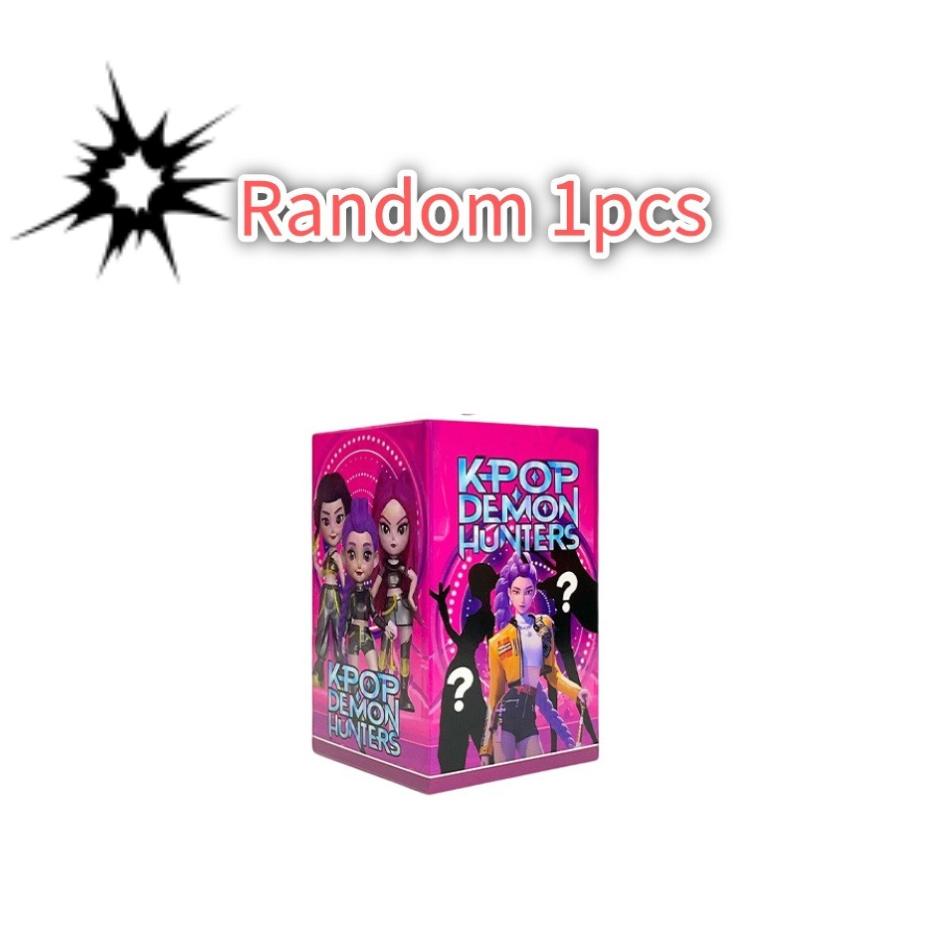 10 szt./zestaw Kpop Łowca Demonów Anime Perferyjny Lalka Wisiorek Ślepa Pudełko Kreatywny Brelok Dekoracja Statuetka Zabawki Boże Narodzenie Niespodzianka Pudełko z Prezentami