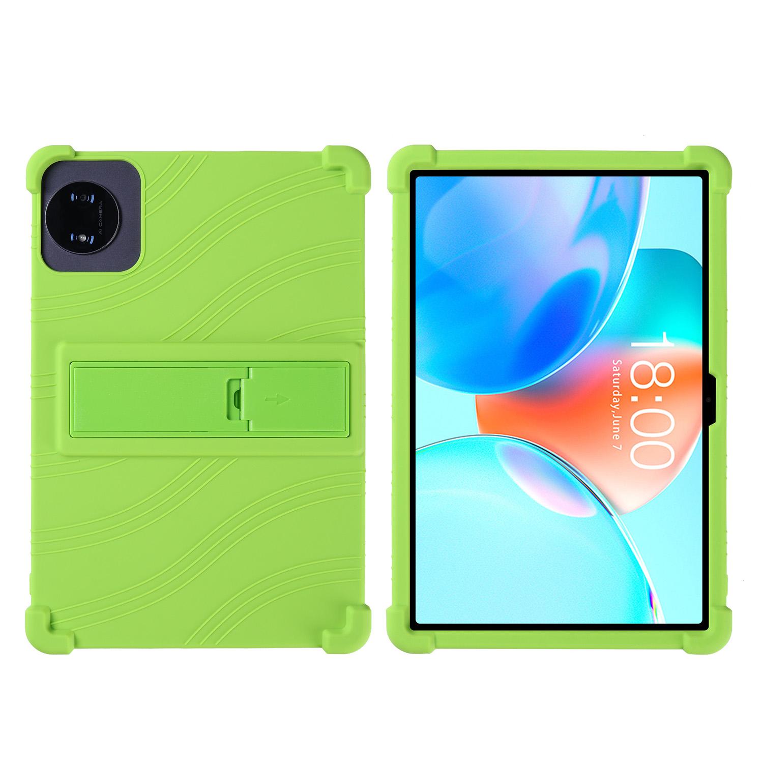 Étui de Protection pour Tablette TECLAST P50T 11 pouces – Étui Universel Souple en Silicone avec Support pour Enfants étui souple for TECLAST P50T vert