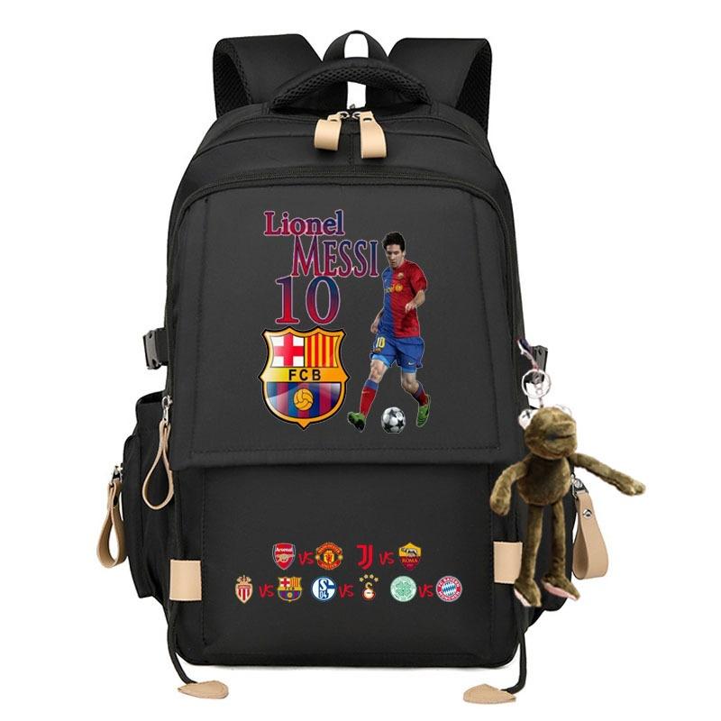 Uefa Champions League Football World Cup Backpack Real Madrid Kakabasa Messi Chelsea Manchester United Students