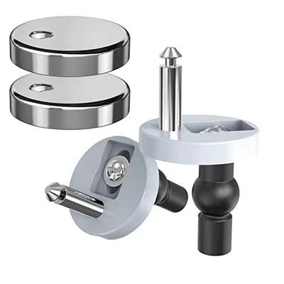 Release Quick Toilet Seats Top Fix Hinge Replacement Toilet Seat Hinges  for 2pcs Toilet Seats